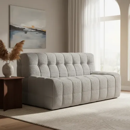 Sillón King-house Camelia 3 Cuerpos Compacto En Caja Gris Gris Liso