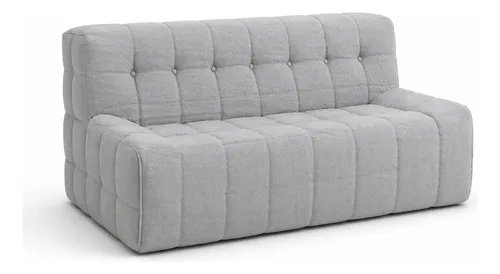 Sillón King-house Camelia 3 Cuerpos Compacto En Caja Gris Gris Liso