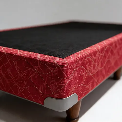 Base Sommier King-house 0.80 X 1.90 Rojo Rojo