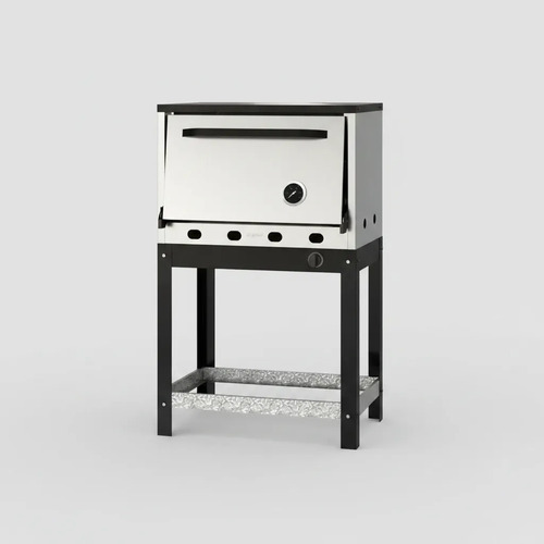 Horno Pizzero Profesional Morelli Kuma 12 Moldes Gn Gris