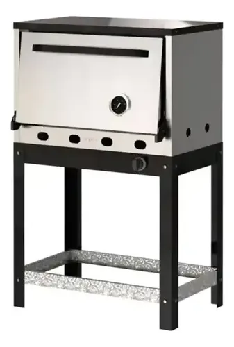 Horno Pizzero Profesional Morelli Kuma 12 Moldes Gn Gris
