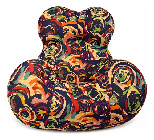 Sillón Puff King-house Loto Sofa Alta Densidad En Caja Multicolor