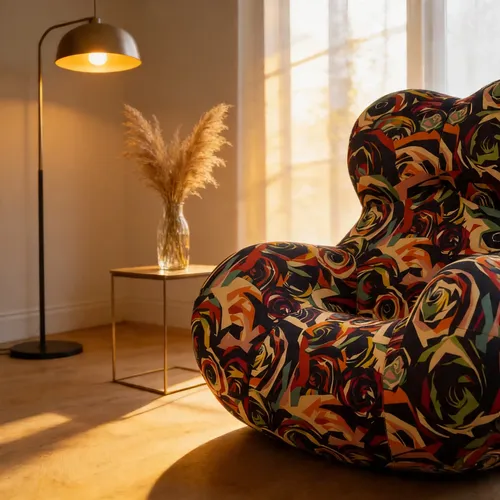 Sillón Puff King-house Loto Sofa Alta Densidad En Caja Multicolor