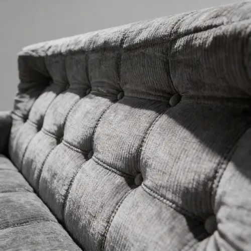 Sillón King-house Camelia 2 Cuerpos Alta Densidad Gris Oscur Gris Oscuro Liso