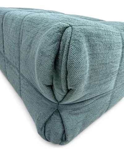 Sillón King-house Camelia Alta Densidad Compacto En Caja Petroleo Oscuro Liso