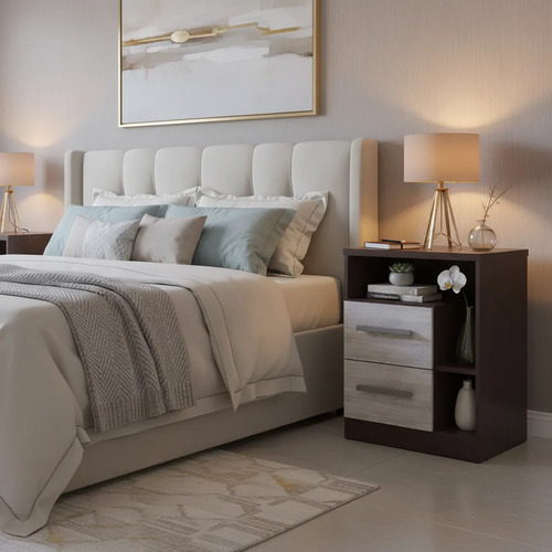 Mesa Luz Orlandi 2c 114 Premium Wengue/venecia Brillante Wengué/venecia