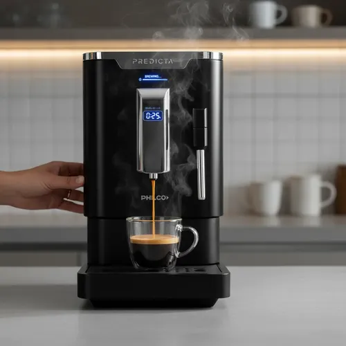 Cafetera Express Philco 1470 W Pantalla Digital Negro