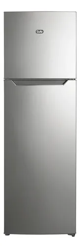 Heladera Gafa 311l Top Freezer Puerta Reversible Plata Hg Plateado