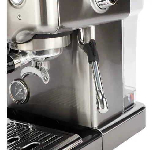 Cafetera Expreso Molinillo Regulable 15 Bares Digital Inox Gris