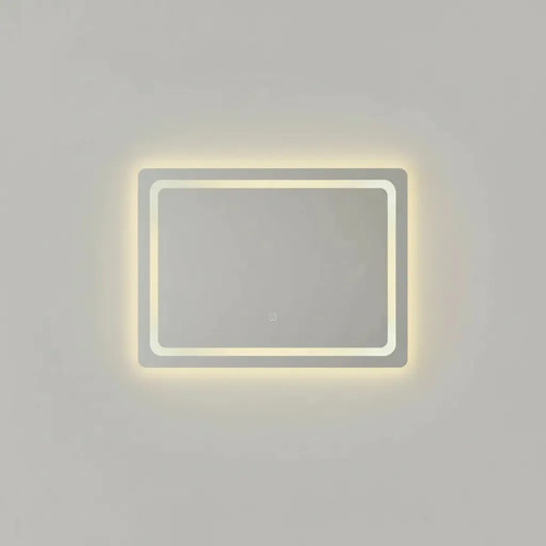 Espejo Gloa Rectangular Horizontal Con Luz Ajustable 70x50 Transparente