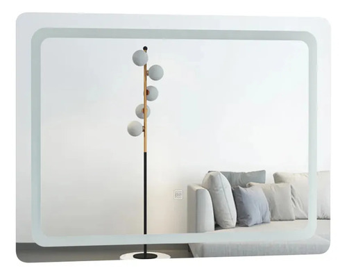 Espejo Gloa Rectangular Horizontal Con Luz Ajustable 70x50 Transparente