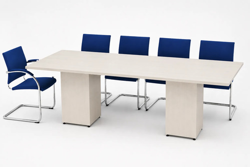 Mesa Directiva 2.70 X 1.10 Piro Art5031 P/10 Personas Ceniza