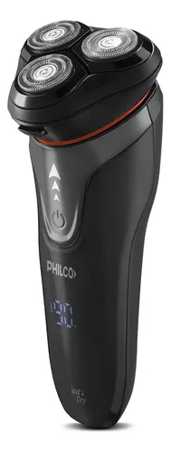 Afeitadora Philco Ae5305pp Negro Turbo Recortador De Patillas