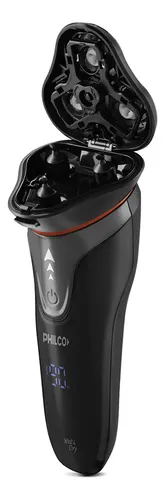 Afeitadora Philco Ae5305pp Negro Turbo Recortador De Patillas