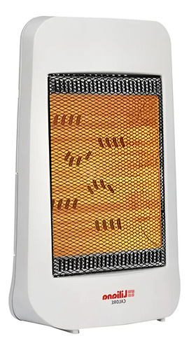 Estufa Liliana Infrarrojo Ci080 Calore 1400w Fija Blanco