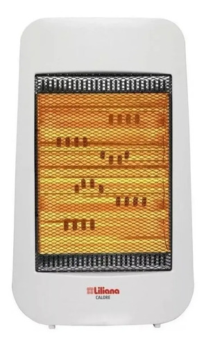 Estufa Liliana Infrarrojo Ci080 Calore 1400w Fija Blanco