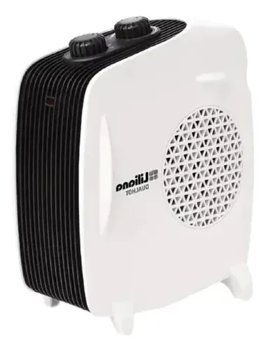 Caloventor Liliana Cfh510 2000w 2 Niv Pot C/selector Temp. Blanco/negro