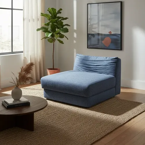 Sillon Individual King-house Narcizo Plegable 3 En 1 En Caja Azul