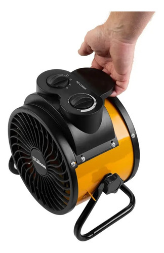 Calefactor Liliana Cfi700 Heatcyclone 2400w Industrial 2 Vel Amarillo
