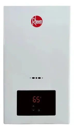 Calefon Rheem 14 Litros Gas Natural Control Temperatura Blanco Gn