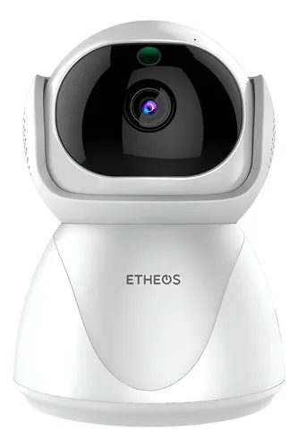Camara De Seguridad Wifi Full Hd Smart Etheos Reconocimiento Blanco
