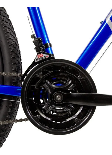 Bicicleta Gravity Rod.29 21 Velocidades/ Susp/freno Mecanico Azul Y Gris M/l
