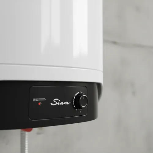 Termotanque Siam 80 Lts Electrico  C/inferior Blanco