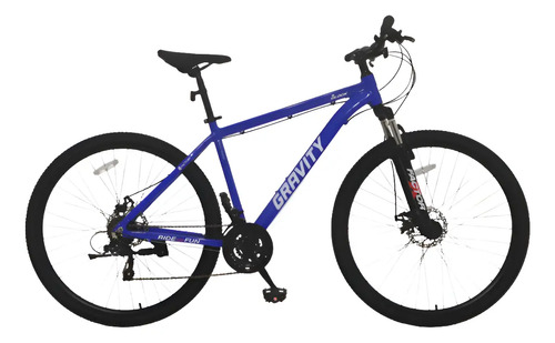 Bicicleta Gravity Mtb Glock Aluminio Rodado 29 Azul Y Blanca Azul