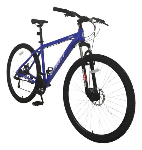 Bicicleta Gravity Mtb Glock Aluminio Rodado 29 Azul Y Blanca Azul
