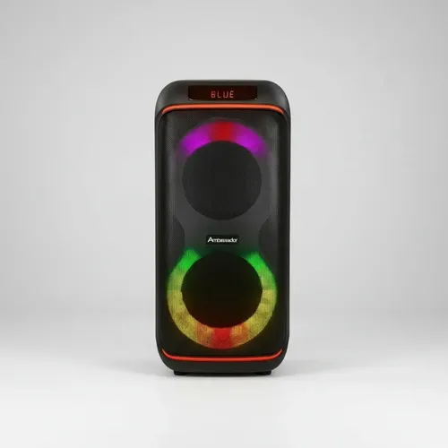 Torre Parlante Inalambrico Bluetooth Ambassador Negro
