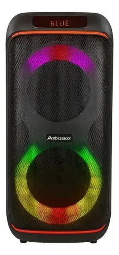 Torre Parlante Inalambrico Bluetooth Ambassador Negro