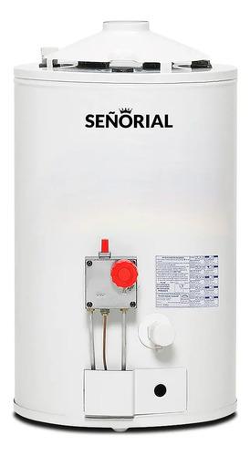 Termotanque A Gas Señorial Zafiro Tszp1-30 30l Blanco