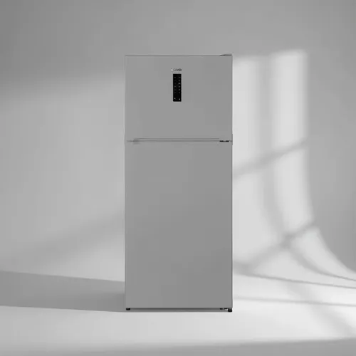 Heladera Kultek 445lts C/freezer/ice Maker Inverter No Frost Gris
