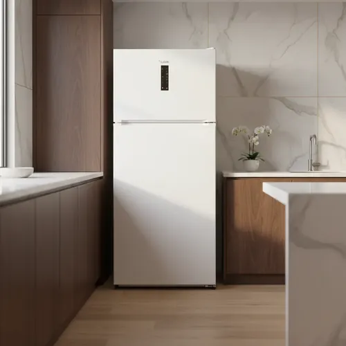 Heladera Kultek 445 Lts C/freezer/ice Blanca Inverter Blanco