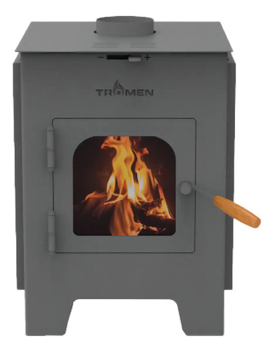 Calefactor A Leña Tromen Pehuen 6000 Kcal Doble Combustión 65m²