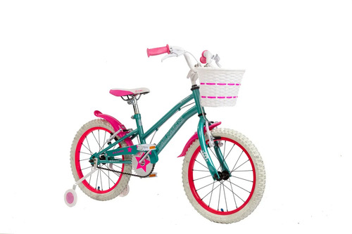 Bicicleta Stark Rod.16 Smilemaker C/canasto/ruditas Turqueza Turquesa 121cm X 85cm