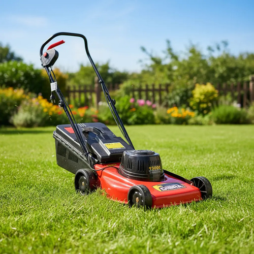 Cortadora Cesped Dibra 3/4 Hp C/bolsa R42sre 1300w S/reg  Rojo