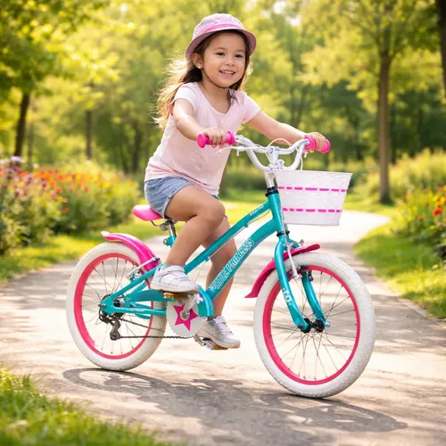 Bicicleta Stark Rod.20 Smilemaker Nena C/canasto Turquesa Turqueza 20  