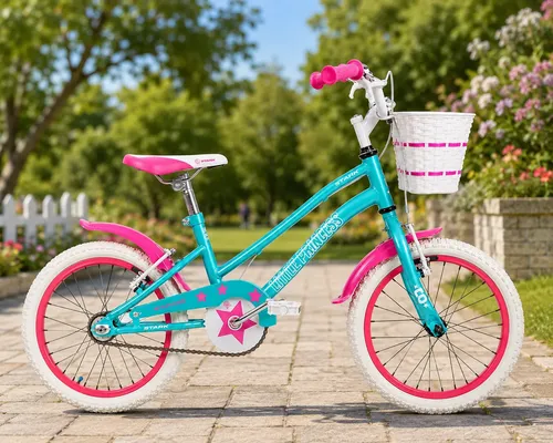 Bicicleta Stark Rod.20 Smilemaker Nena C/canasto Turquesa Turqueza 20  