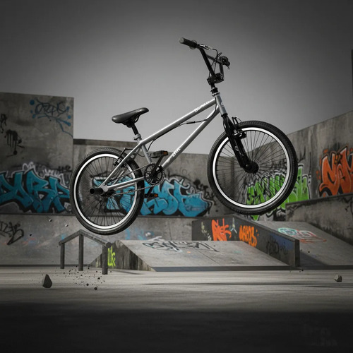 Bicicleta Stark Rod.20 Freestyle Black Gris Gris 20  