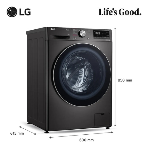LG Inverter Direct Drive Wm12bvc4s6 Eléctrica Grafito 220 V