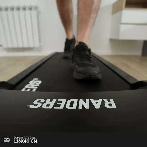Cinta Caminar Randers 1hp Hasta 110kg Max 12km/h  3pos Negro