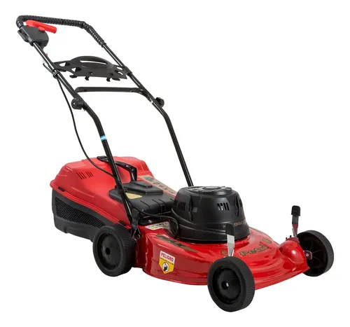 Cortadora Césped Eléctrica Petri 1300w 36cm 5 Alturas Bolsa Recolectora Rojo 3/4hp