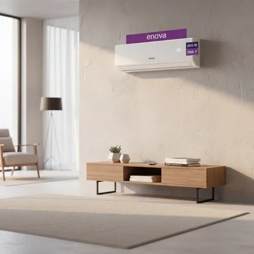 Aire Acondicionado Enova Split Inverter 2931w /frío Calor Blanco