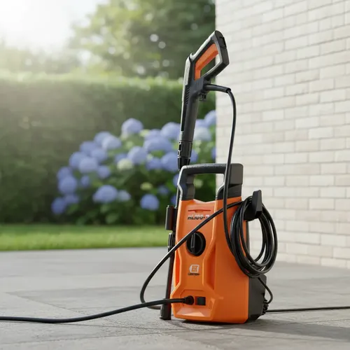 Hidrolavadora Lüsqtoff Hl100-7 100 Bar 1200w Naranja Y Negro 50 Hz
