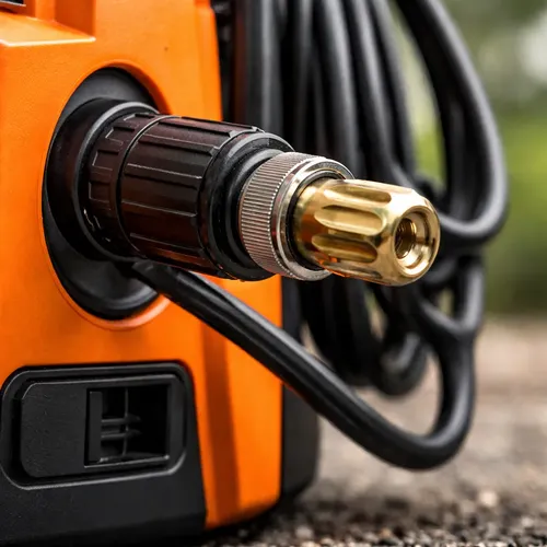 Hidrolavadora Lüsqtoff Hl100-7 100 Bar 1200w Naranja Y Negro 50 Hz