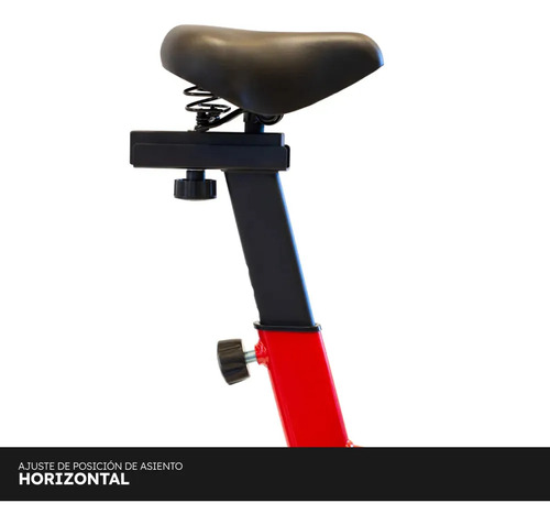 Bicicleta Fija Spinning Randers Arg-845sp 6kg Color Rojo Negro/rojo