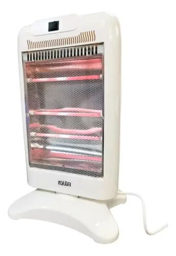 Estufa Halogena Faraon 1600w 2 Niv Girat.180° Blanco