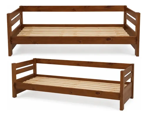 Divan Cama Pino Inmacol Pacifico Castaño Castaño Pacífico