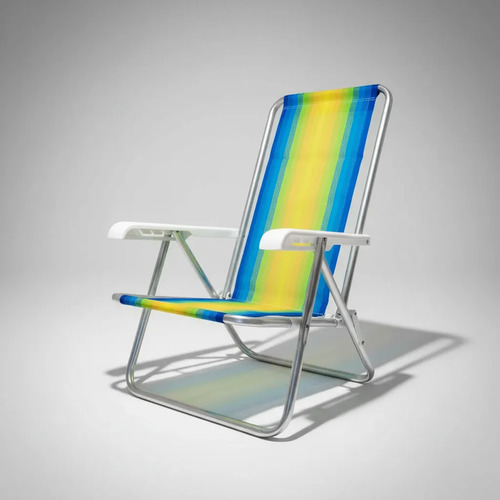 Reposera Aluminio Luxury Home 4 Pos. Coversol Mix Colores Mix Colores